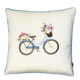 Flower bike blue