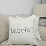 Poduszka z haftem "babcia"