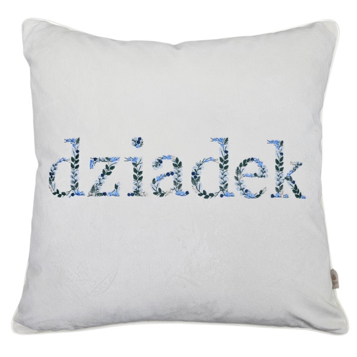 Poduszka z haftem "dziadek"