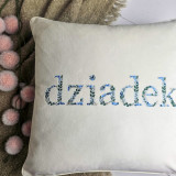 Poduszka z haftem "dziadek"