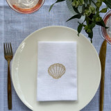 Zestaw serwetek Golden shell