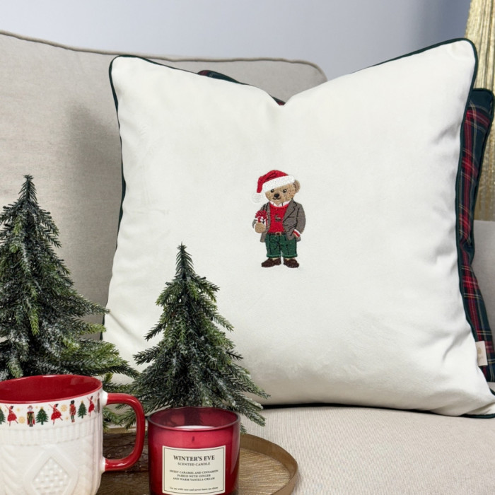 Velvet Santa Bear